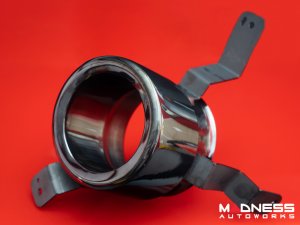 Alfa Romeo Stelvio Exhaust Trim Ring Set - Gloss Black Alfa Romeo Stelvio Exhaust Trim Ring Set - Gloss Black